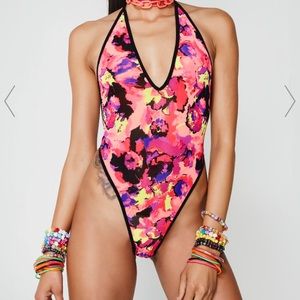 Casanova Halter Bodysuit From Dolls Kill